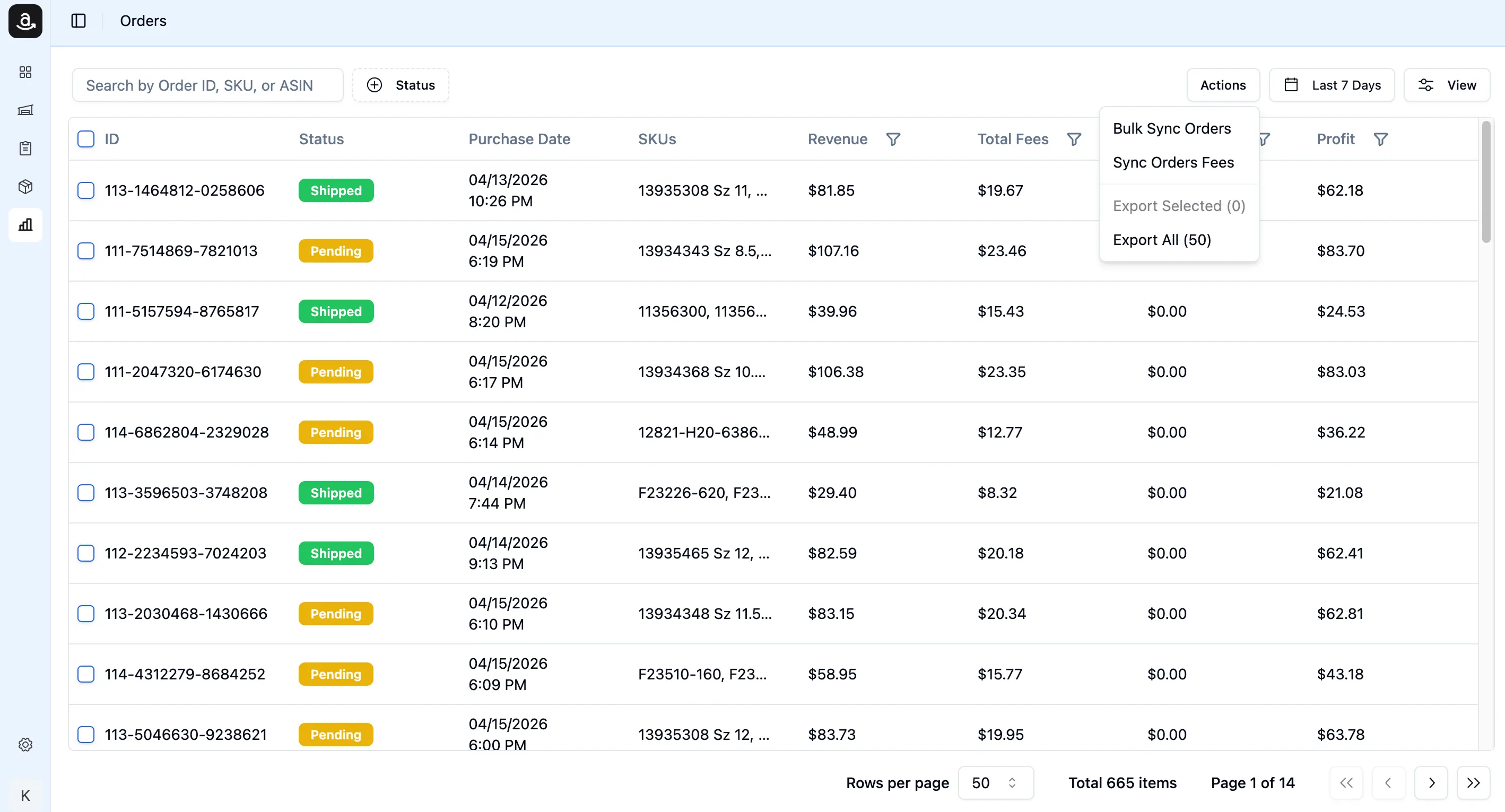Order Analytics
